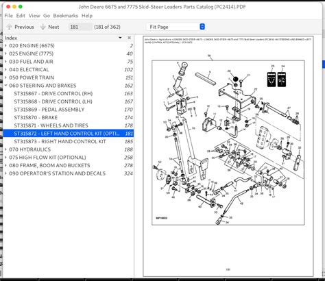 john deere 6675 skid steer manual|john deere 6675 parts diagram.